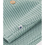 Petit Bateau | Cardigan bébé unisexe en maille côtelée - Sage