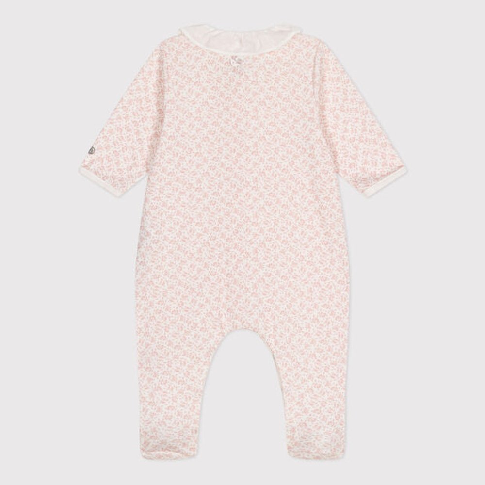 Pyjama bébé en coton à imprimé fleuri