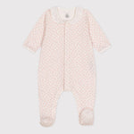 Pyjama bébé en coton à imprimé fleuri