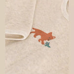 Pyjama en velours à imprimé petit renard