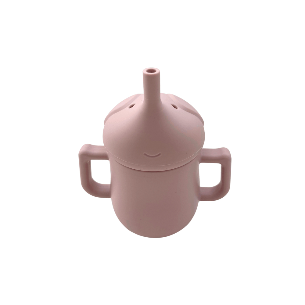 Réplique de gobelet Pinnawala avec paille l Rose