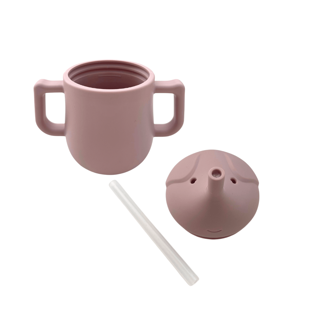 Copie du gobelet Pinnawala avec paille l Rose