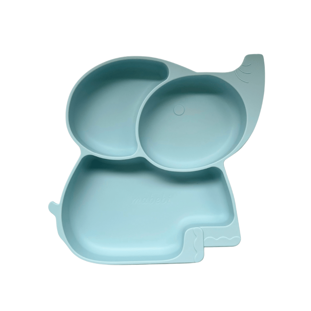 Pinnawala assiette compartimentée avec ventouse l Bleu