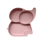 Pinnawala assiette compartimentée avec ventouse | Rose