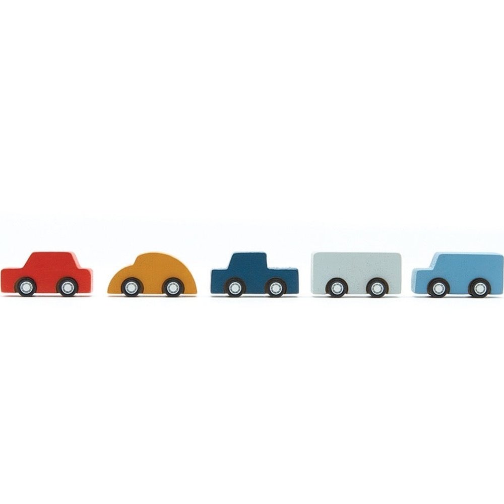 Lot de mini voitures Plantoys