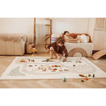 Play&Go Tapis de jeu puzzle - Eevaa tapis puzzle 2-en-1/boîte de rangement - Ferme | Mousse