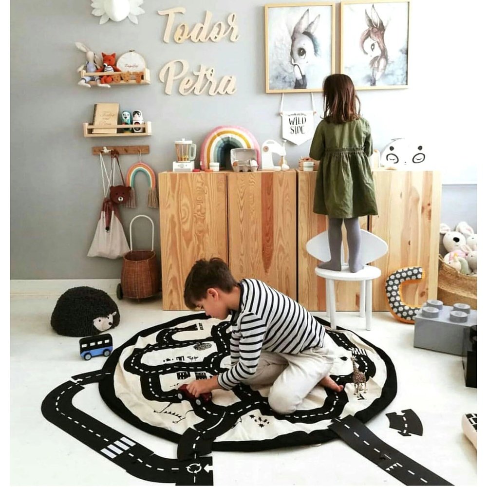Play&Go - Sac de rangement pour jouets - Roadmap/Thunderbolt