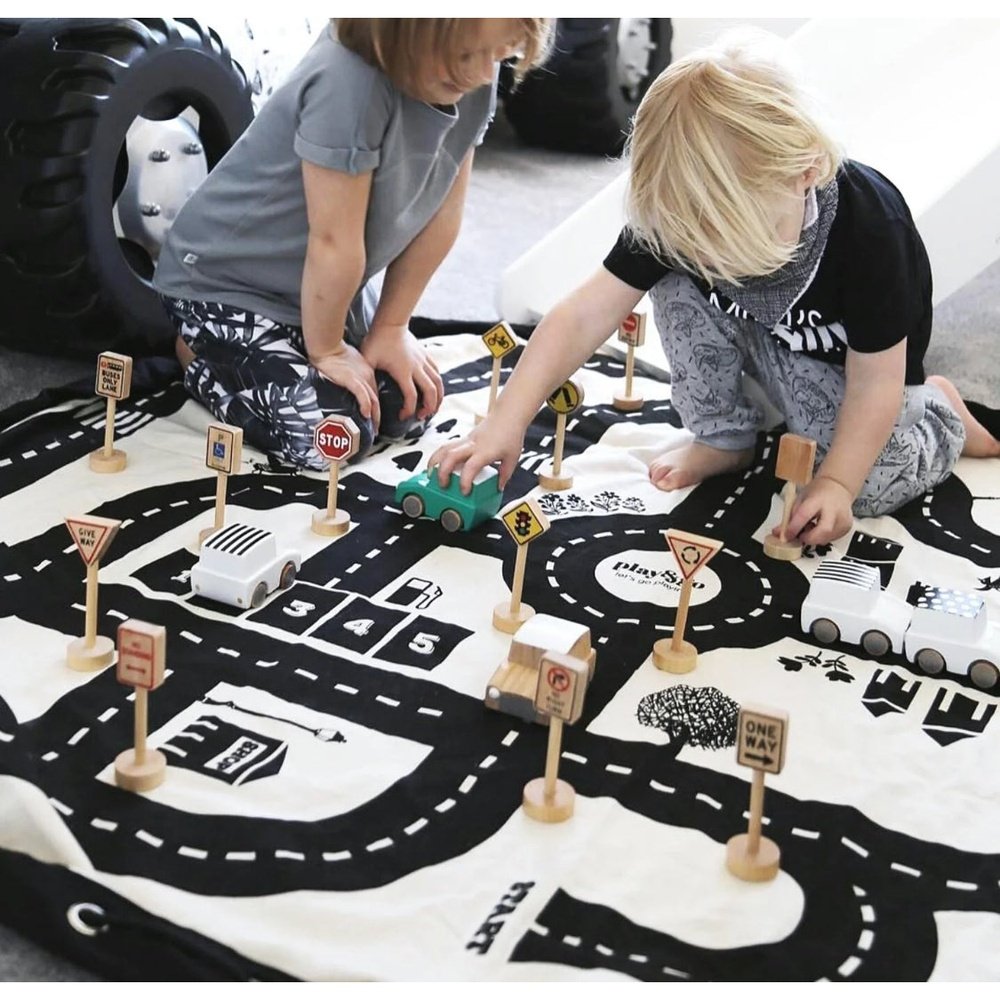 Play&Go - Sac de rangement pour jouets - Roadmap/Foudre