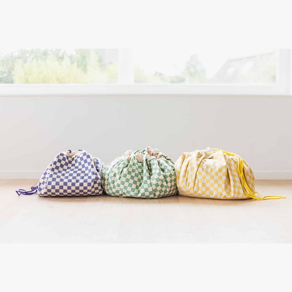 Sac de rangement pour jouets Play&Go - Vichy - Violet