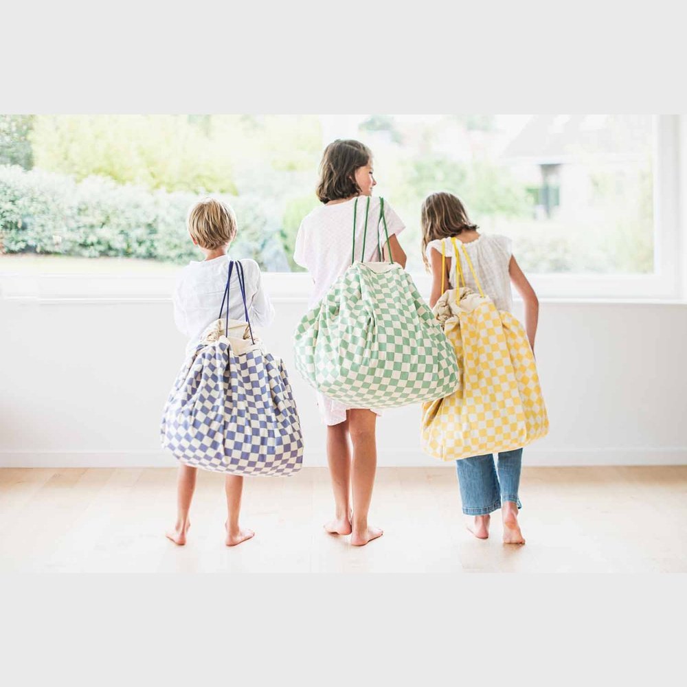 Play&Go sac de rangement pour jouets - Vichy - Violet