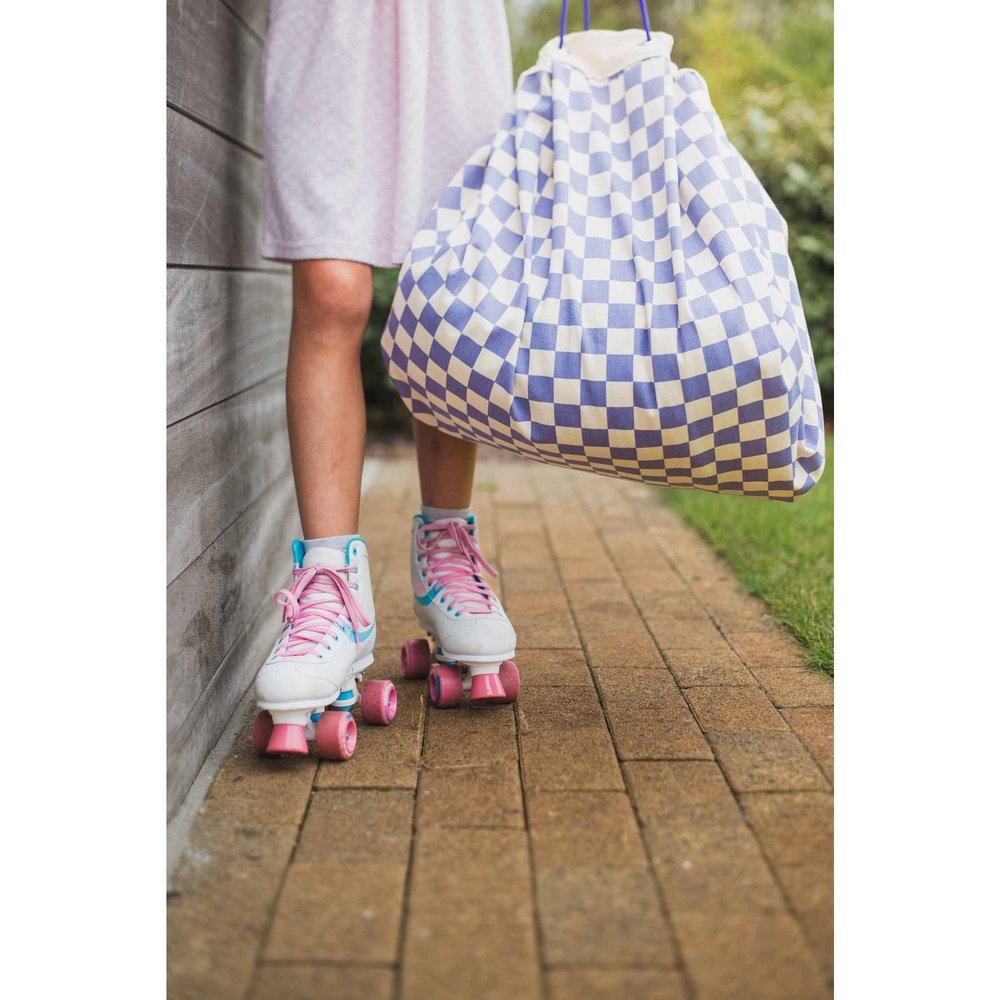 Sac de rangement pour jouets Play&Go - Vichy - Violet