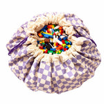 Play&Go Sac de rangement pour jouets - Vichy - Violet