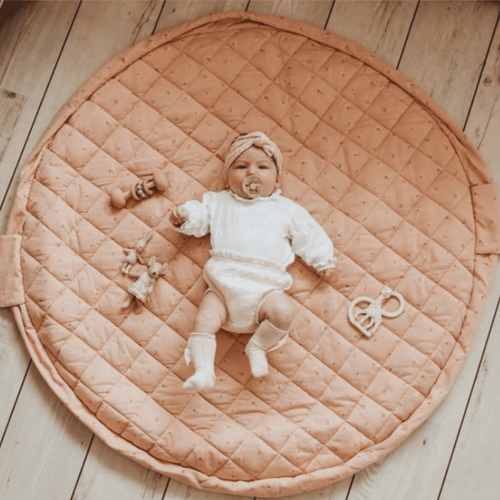 Play&Go Tapis de jeu 3 en 1 - Soft Organic - Fleuri