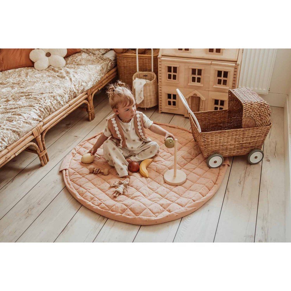 Play&Go Tapis de jeu 3 en 1 - Doux bio - Fleuri