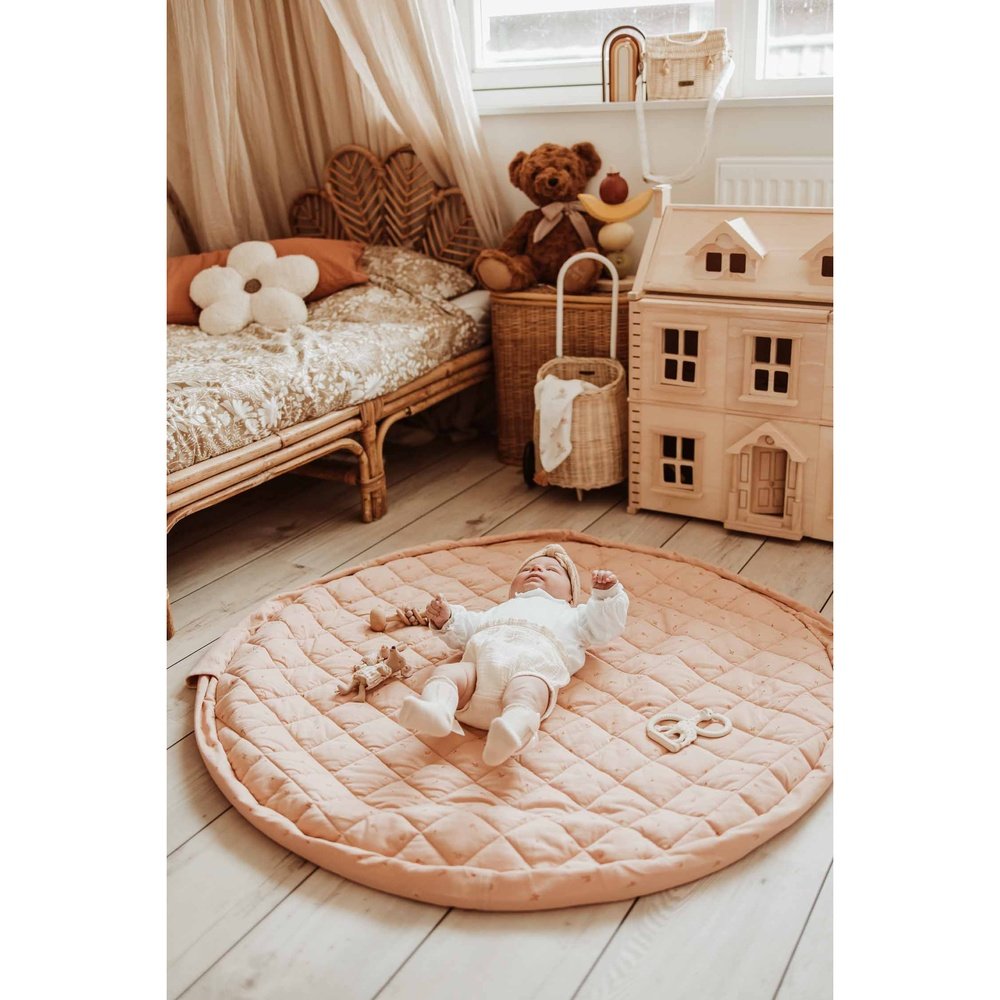 Play&Go Tapis d’éveil 3 en 1 - Doux bio - Fleuri
