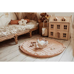 Play&Go tapis de jeu 3-en-1 - doux bio - fleuri