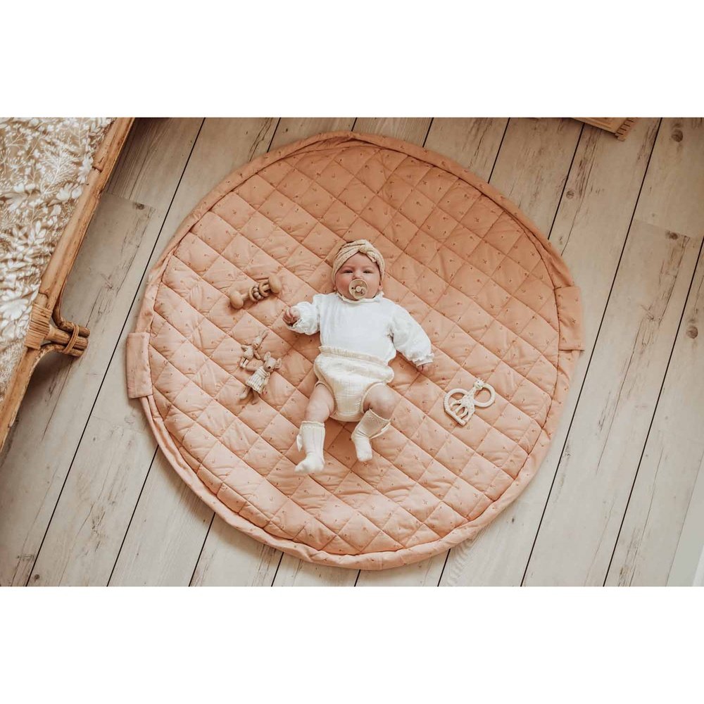 Play&Go Tapis de jeu 3 en 1 - doux bio - fleuri