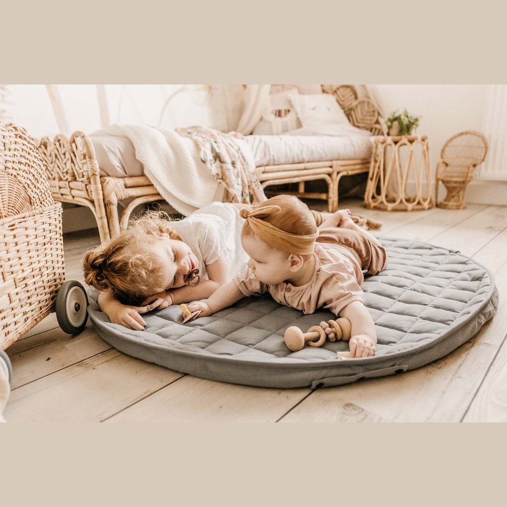Play&Go Tapis de jeu 3-en-1 - Doux bio - Vert prairie