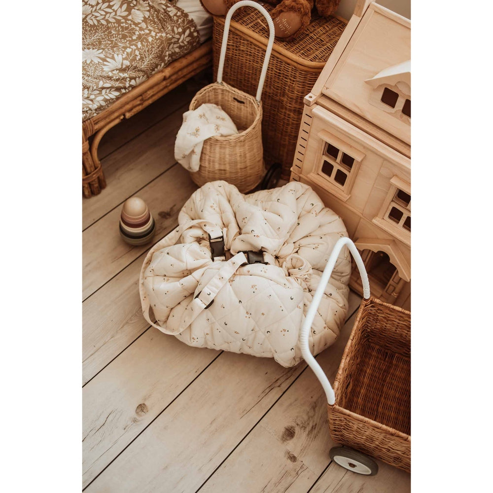 Play&Go Tapis de jeu 3-en-1 - Soft Organic - Moon
