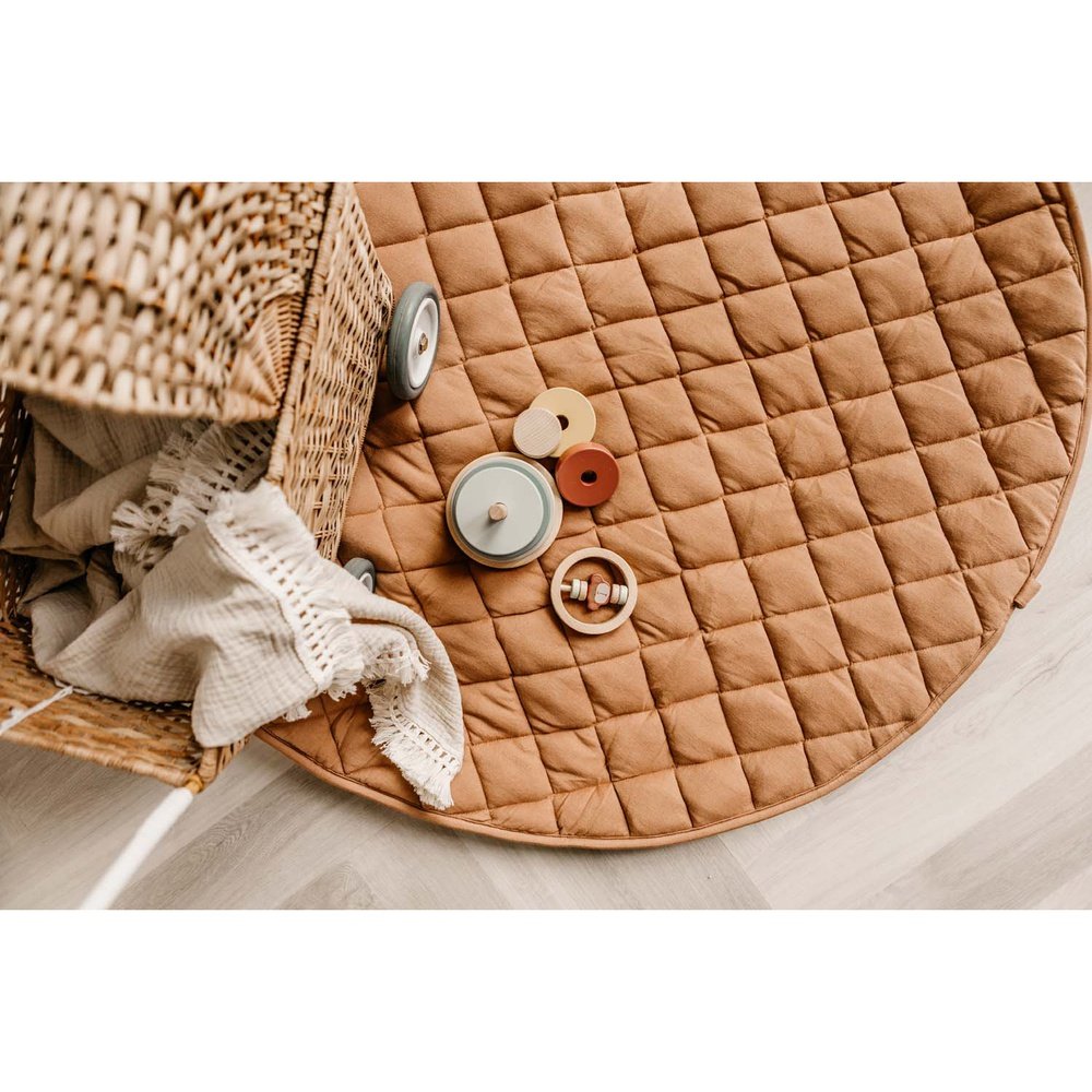 PLAY&GO TAPIS D'ÉVEIL 3EN1 - SOFT ORGANIC - MARRON FAUVE