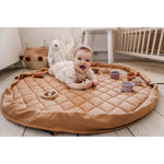PLAY&GO TAPIS DE JEU 3-EN-1 - DOUX BIO - BRUN FAUVE