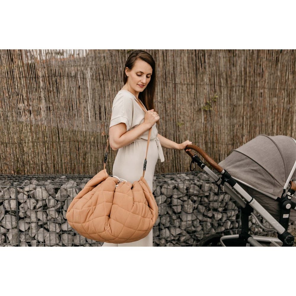 PLAY&GO TAPIS D’ÉVEIL 3EN1 - DOUX BIO - BRUN FAUVE