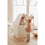 Play&Go Tapis de jeu puzzle - Eevaa tapis puzzle 2-en-1/boîte de rangement - Village/Terrazzo