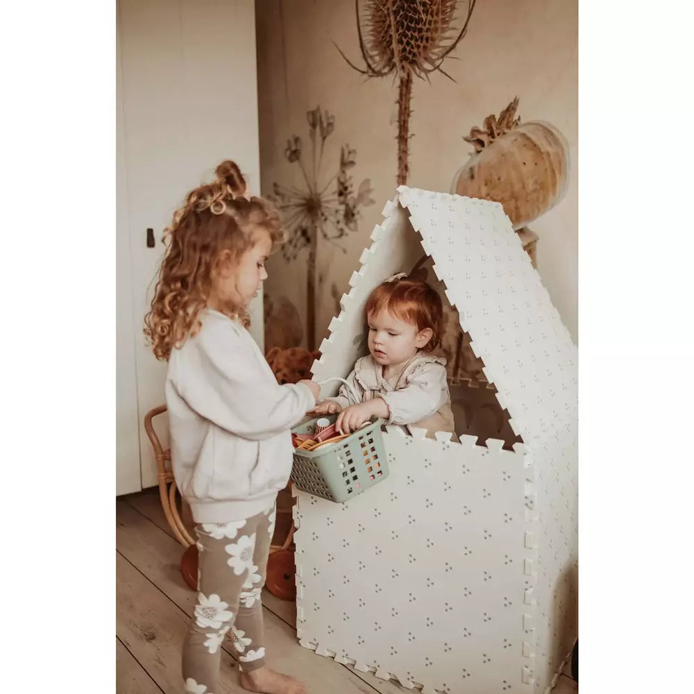 PLAY&GO TAPIS DE JEU PUZZLE - EEVAA TAPIS DE PUZZLE 2-EN-1/BOÎTE DE RANGEMENT - CHIFFRES/POINTS
