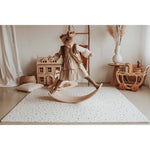 Tapis de jeu puzzle Play&Go - Eevaa 2-en-1 tapis puzzle/boîte de rangement - Alphabet/Terrazzo