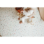 Play&Go Tapis de jeu puzzle - Eevaa tapis puzzle 2-en-1/boîte de rangement - Alphabet/Terrazzo