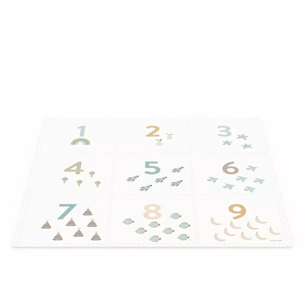 PLAY&GO TAPIS DE JEU PUZZLE - EEVAA 2EN1 TAPIS PUZZLE/BOÎTE DE RANGEMENT - NOMBRES/POINTS