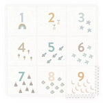 PLAY&GO TAPIS DE JEU PUZZLE - EEVAA TAPIS PUZZLE 2-EN-1/BOÎTE DE RANGEMENT - CHIFFRES/POINTS