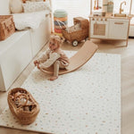 Play&Go Tapis de jeu puzzle - Eevaa 2en1 tapis puzzle/boîte de rangement - Village/Terrazzo