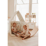 Tapis de jeu puzzle Play&Go - Eevaa 2-en-1 tapis puzzle/boîte de rangement - Village/Terrazzo