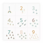 PLAY&GO TAPIS DE JEU PUZZLE - EEVAA TAPIS PUZZLE 2 EN 1/BOÎTE DE RANGEMENT - NOMBRES/POINTS