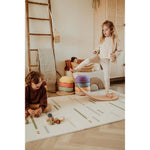 Play&Go Tapis de jeu puzzle - Eevaa 2-en-1 tapis puzzle/boîte de rangement - Ferme | Mousse