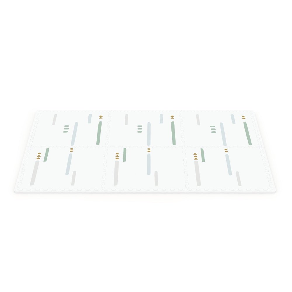 Play&Go Tapis de jeu puzzle - Eevaa tapis puzzle/boîte de rangement 2-en-1 - Ferme | Mousse