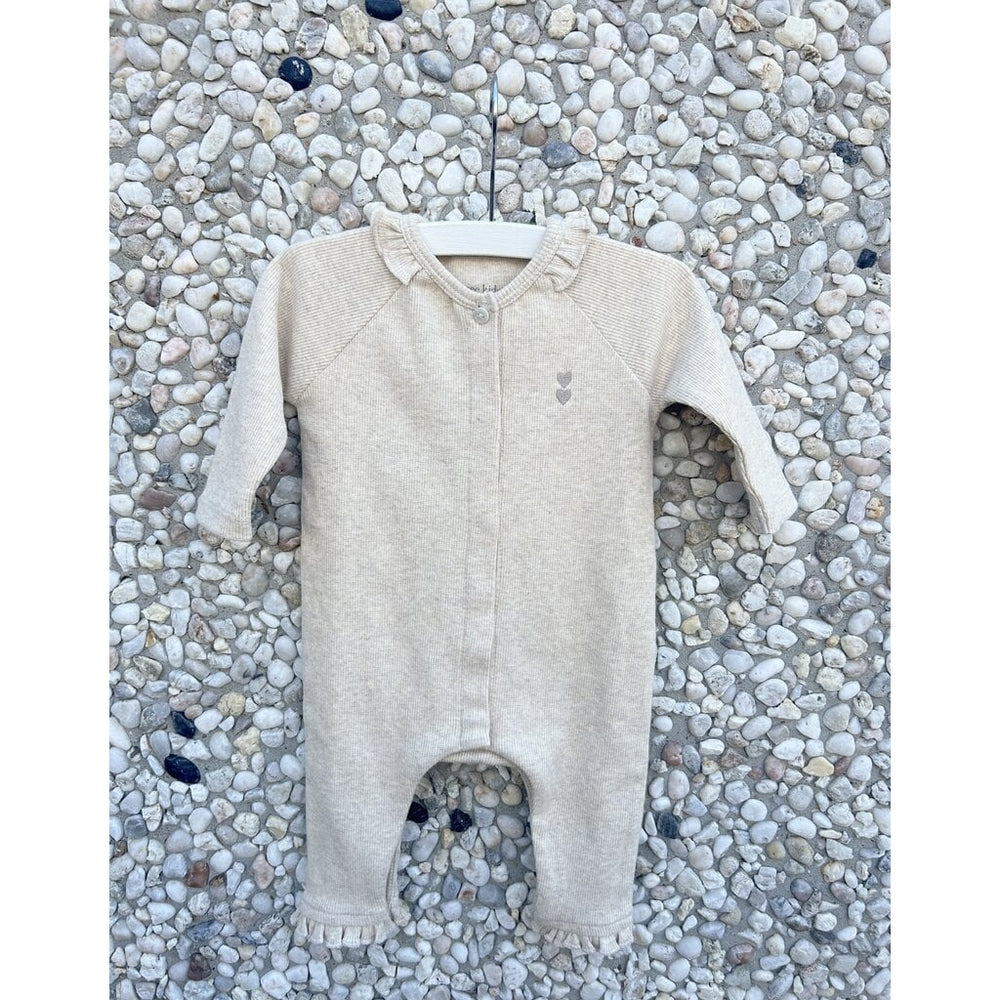 Poetree Kids Olivia Combinaison bébé côtelée - Sable
