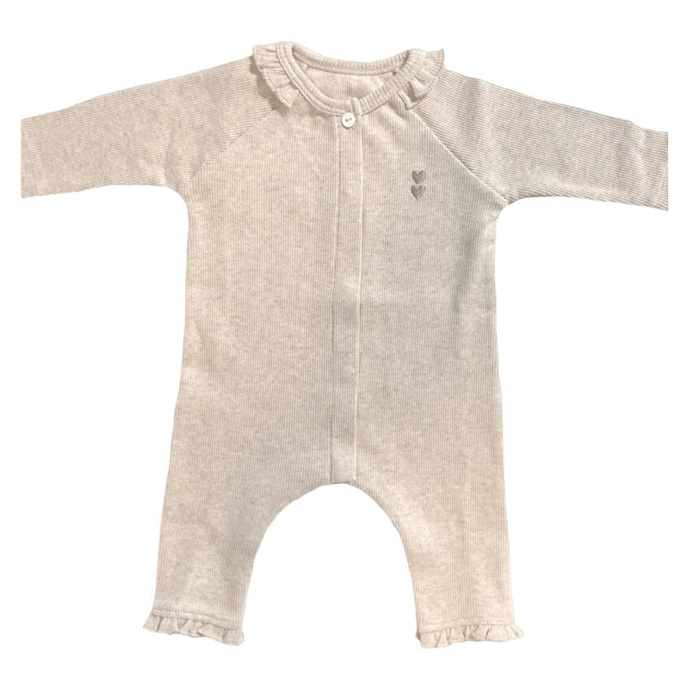 Poetree Kids Olivia grenouillère bébé côtelée - sable