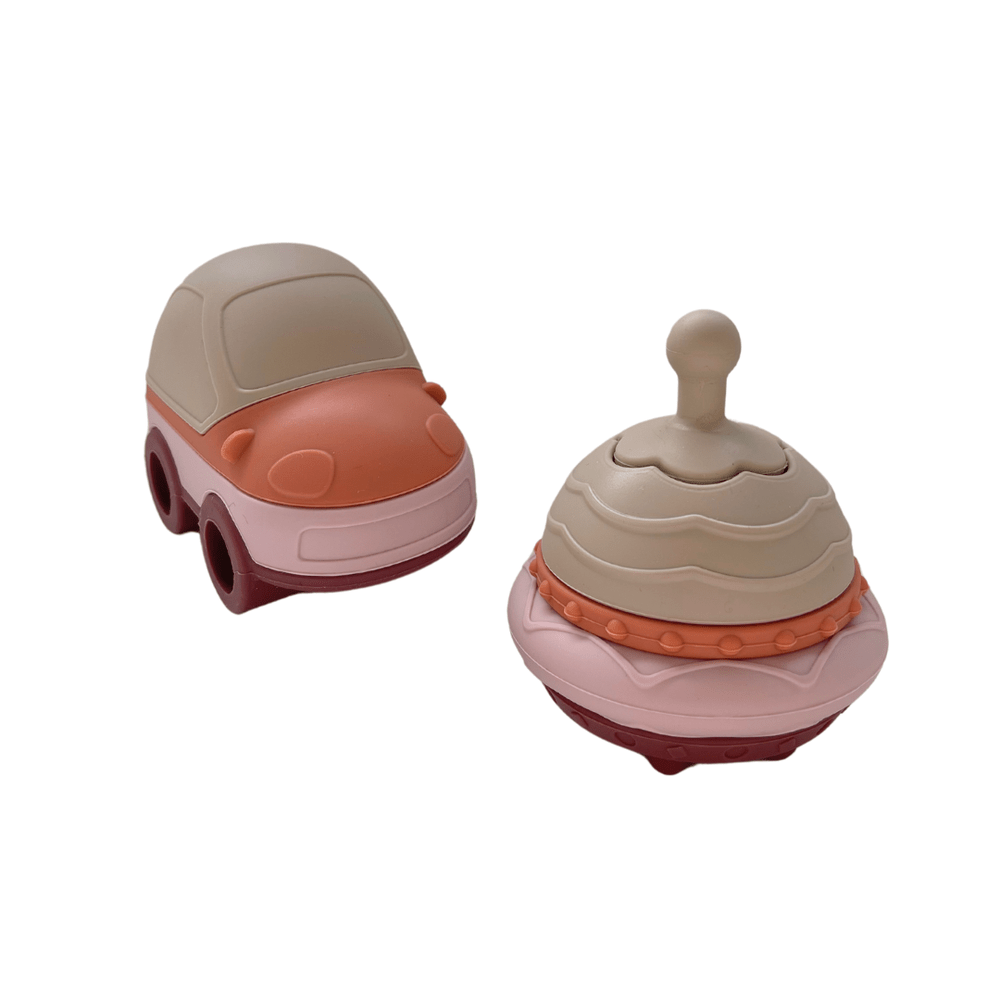 Qormi coffret de jeu | OVNI et voiture | Beige