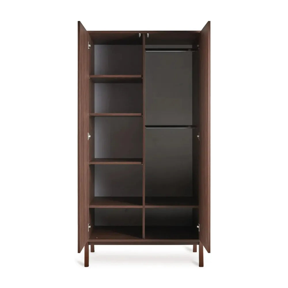 Armoire Quax Ashi à deux portes - Châtaigne