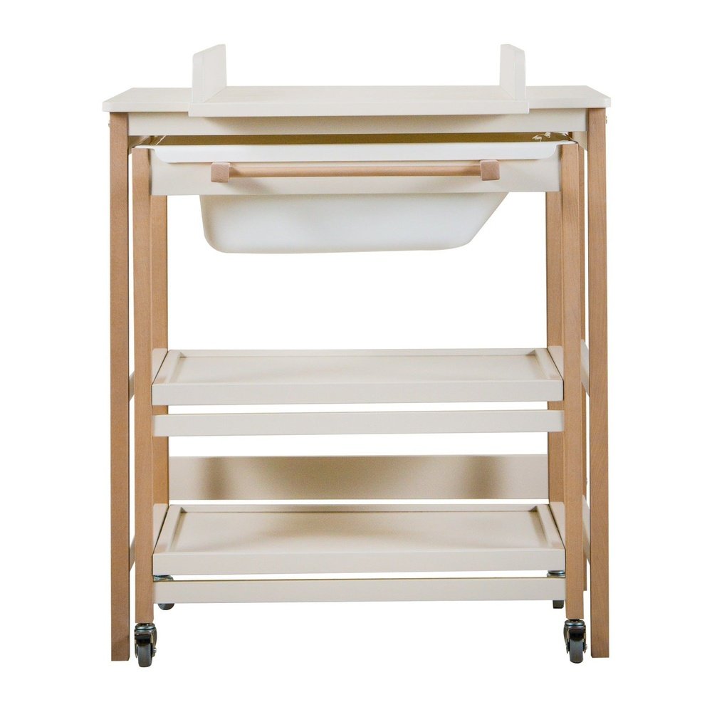 Table à langer avec baignoire Smart - Clay Natural