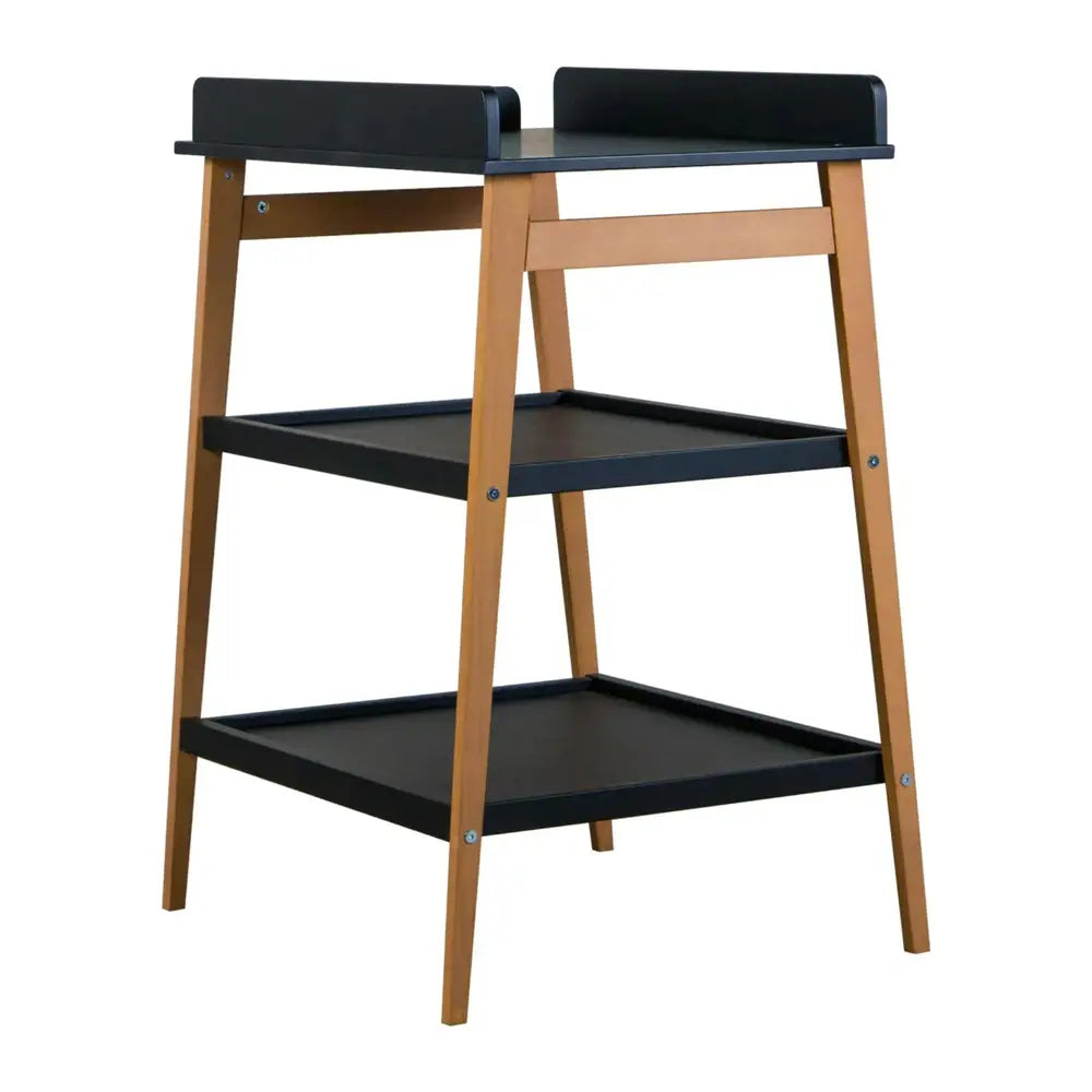 Quax | Table à langer - Tendance - Noir/Naturel
