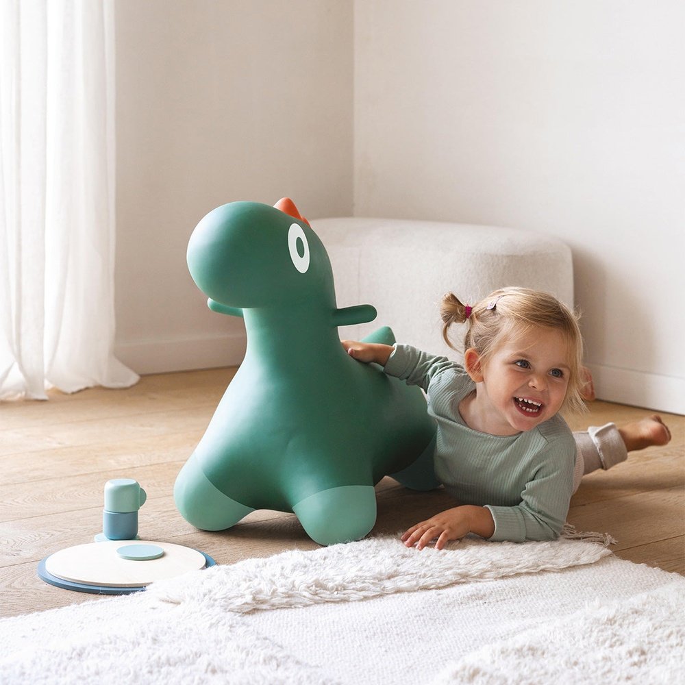 Hoppi - Dinosaure bondissant - Vert