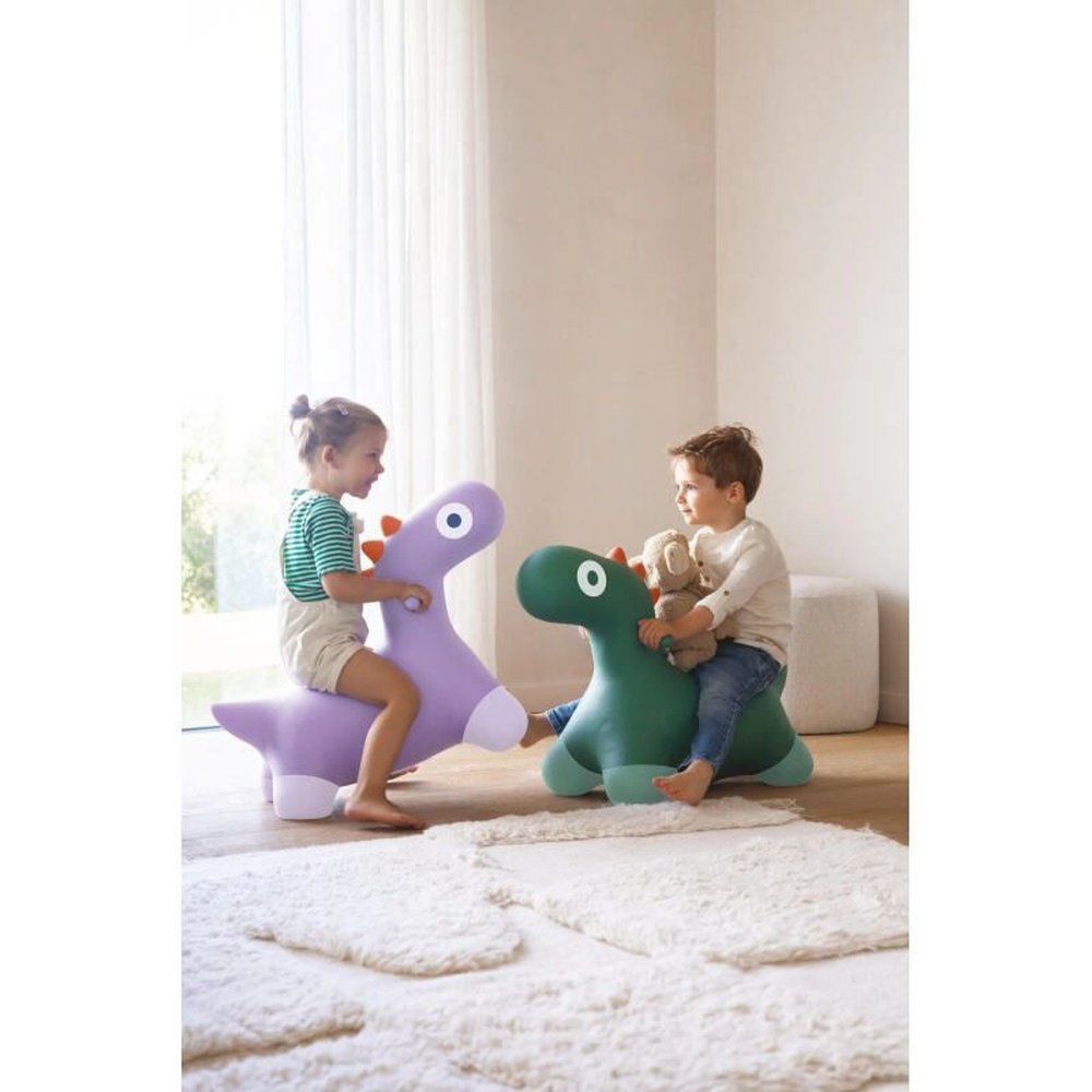 Hoppi - Dinosaure rebondissant - lilas