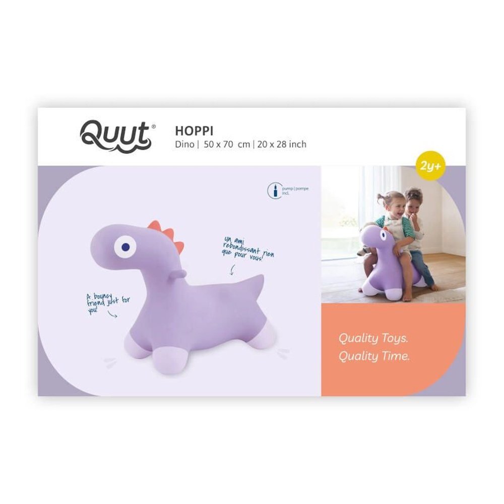 Hoppi - Dinosaure rebondissant - lilas