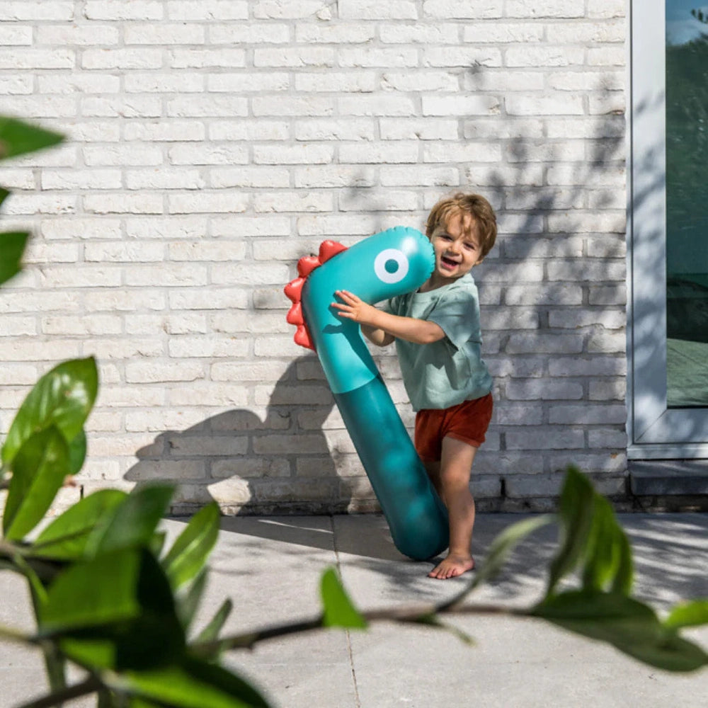 Frite de piscine pour enfants, dinosaure vert – pour deux fois plus de plaisir dans l’eau