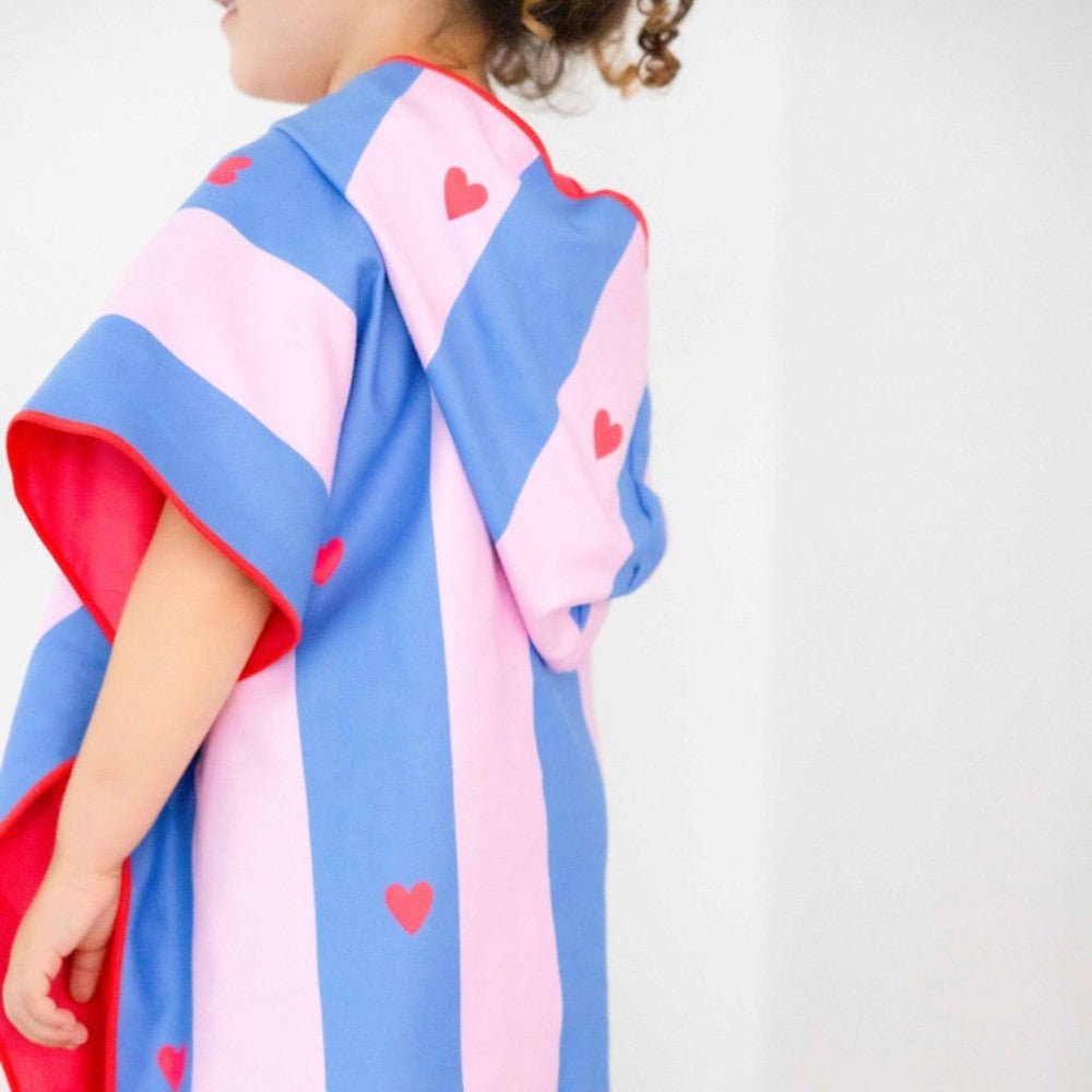 Quut - Poncho à capuche - 60x60 - Cherry