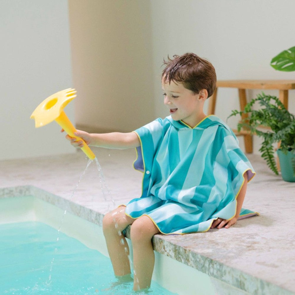 Quut - Poncho à capuche - 60x60 - Lagune