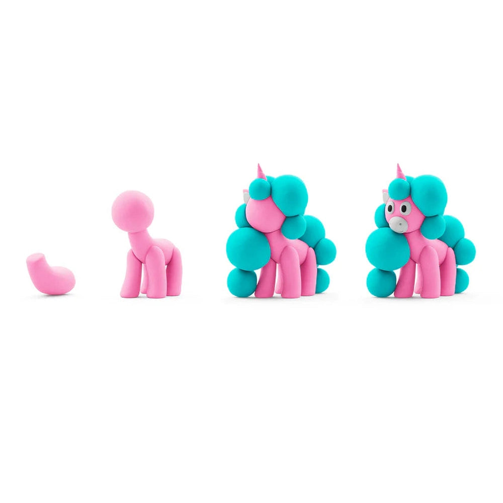 Hey Clay Pâte auto-durcissante Unicorns - 15 pots
